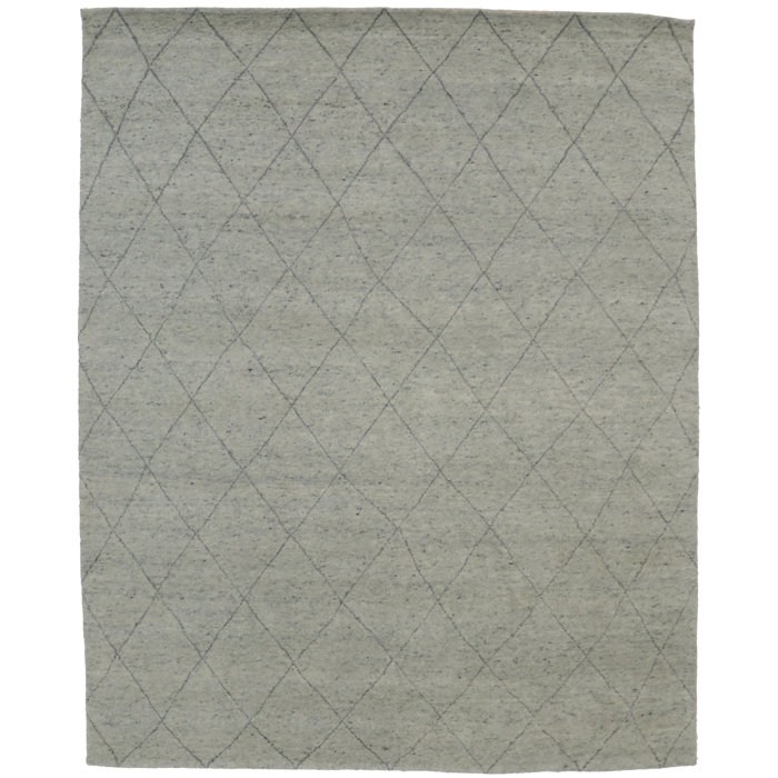 ADMINRUGS Greige Modern 8X10 Oriental Area Rug Perigold